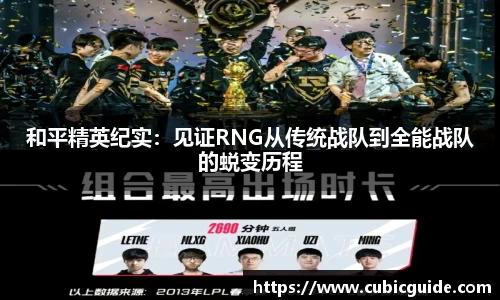 和平精英纪实：见证RNG从传统战队到全能战队的蜕变历程